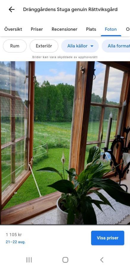 Draenggardens Stuga Pa Genuin Raettviksgard Boda  Kültér fotó