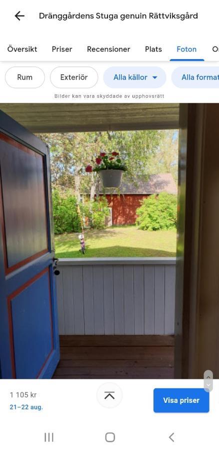 Draenggardens Stuga Pa Genuin Raettviksgard Boda  Kültér fotó